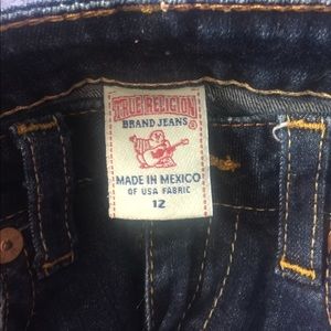 Girls size 12 True Religion jeans