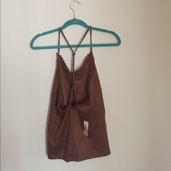 Zara women's medium suede top - Picture 2 of 2