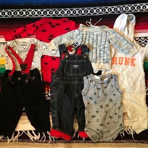 Lot of 6 month baby clothes