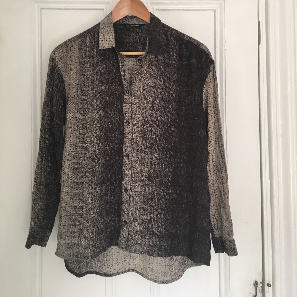 Won Hundred Breezy Button Down Sz 34