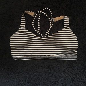 Lululemon Free to Be Sports Bra - Stripes Size 4