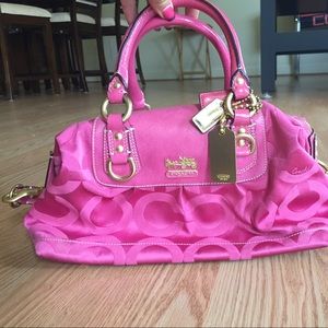 Pink Coach purse NEVER USED