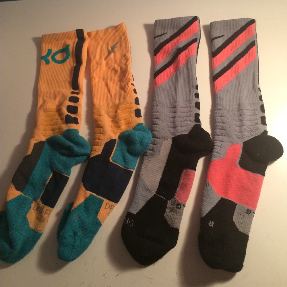 4 PAIR Nike Basketball Socks bundle