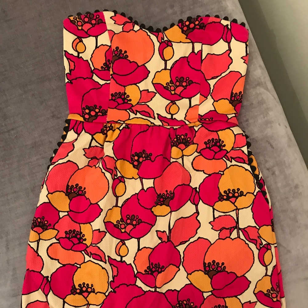 Judith March Strapless Dress with Pockets
