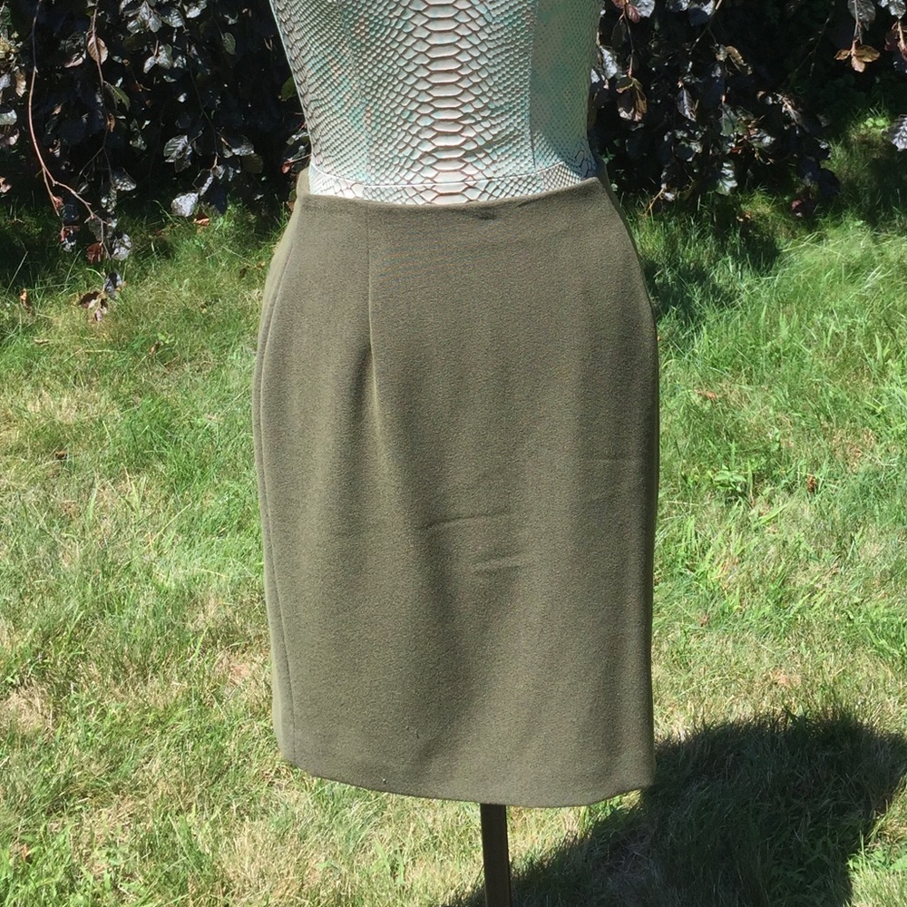 SALE Iris Singer Green Pencil Skirt