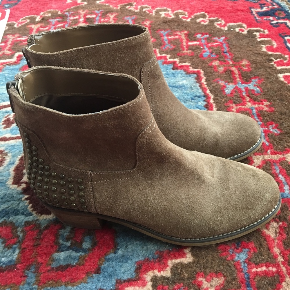 Taupe booties