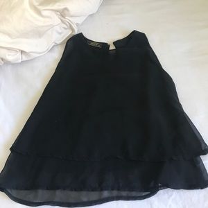 Black formal top