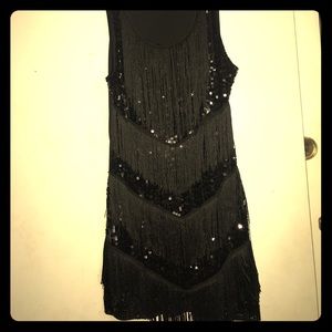 SEQUINED FLAPPER DRESS