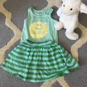 BabyGap tank and Tucker & Tate skirt 3T