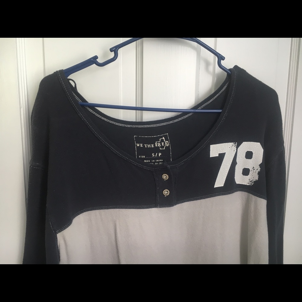 Free People Slouchy shirt- Small