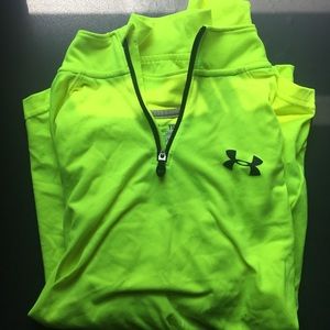 NEW Under Armour Lime Green Half Zip!