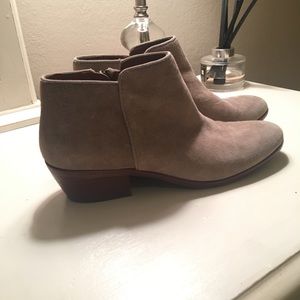Sam Edelman "Petty" Suede ankle booties