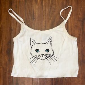 BDG Kitty Crop Top
