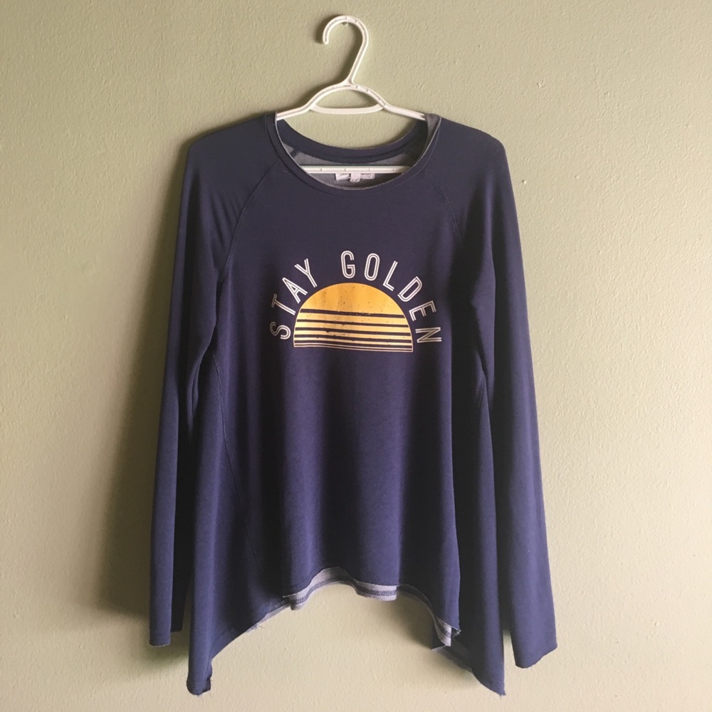 Long Sleeve "Stay Golden" Top