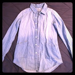 Light blue denim button up from Urban Outfitters