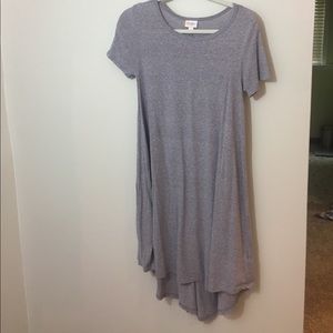 LuLaRoe Carly Sz XXS heather gray