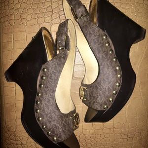 Michael Kori Shoes (Wooden heels)