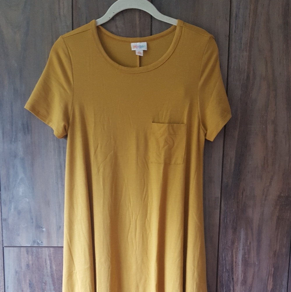 Brand new Mustard Yellow LuLaRoe Carly XS