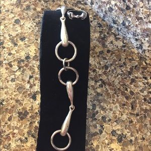 Horse bit bracelet and ring great for equine lover