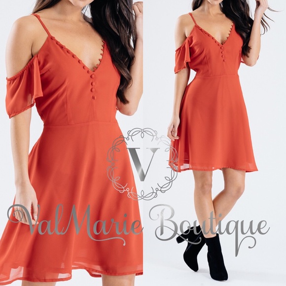 Summer Red Dress - Picture 3 of 3