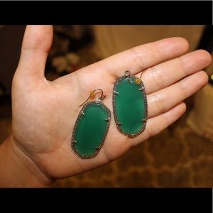 Gold Danielle Kendra Scott earrings