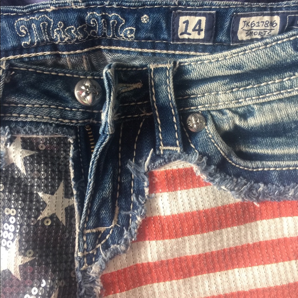 Girls Miss Me shorts