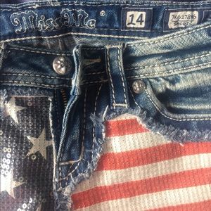 Girls Miss Me shorts