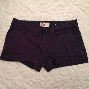 Navy blue shorts