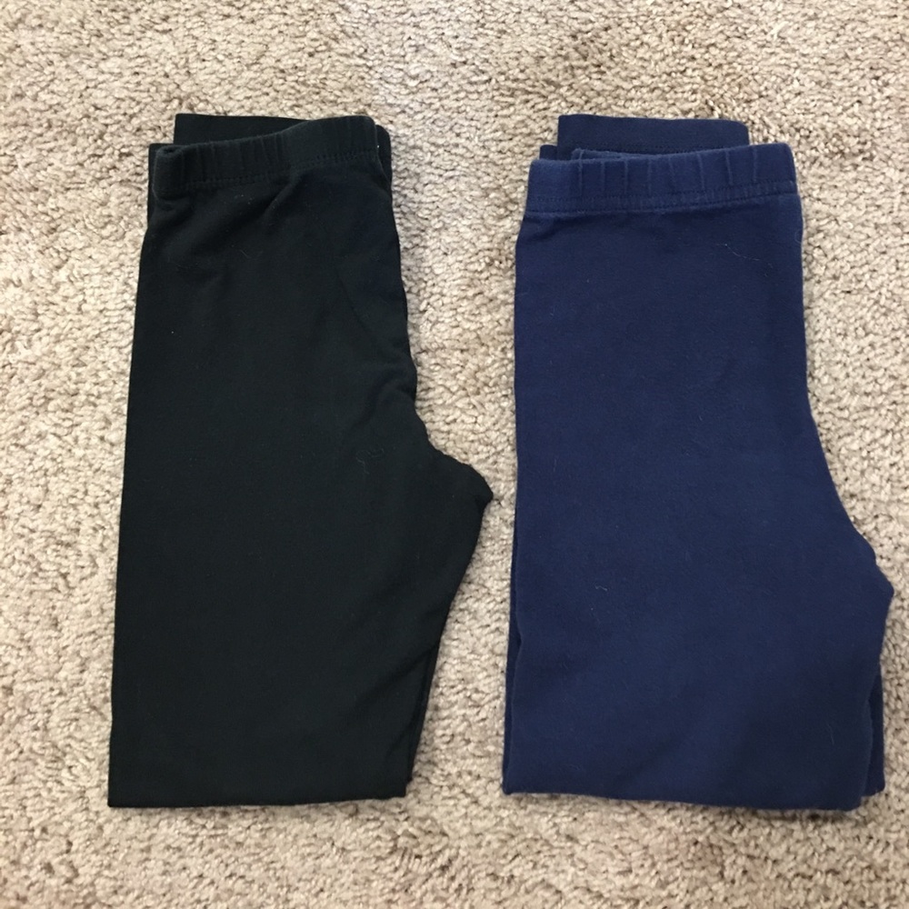 Black/Blue Leggings