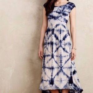 Anthropologie Tie Dye High Low Dress