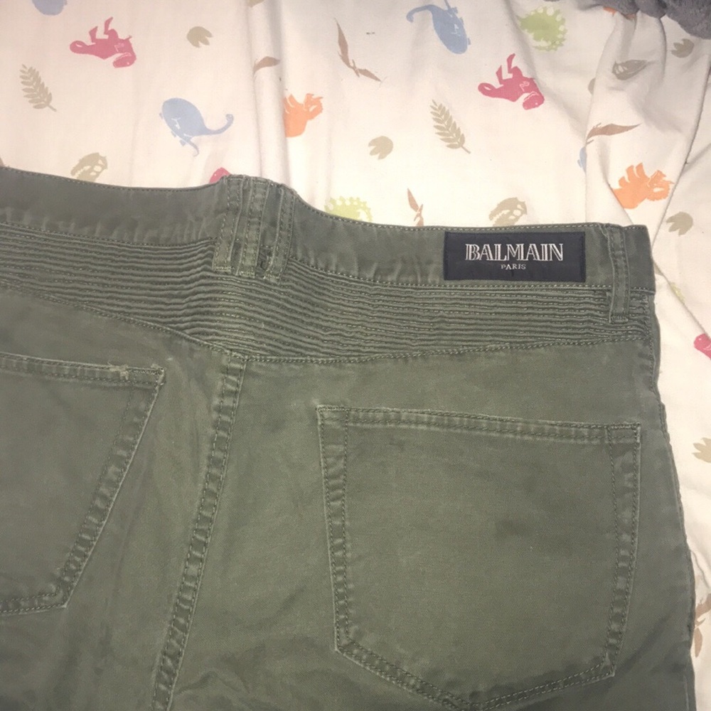 Balmains jeans size 36 runs like a 34
