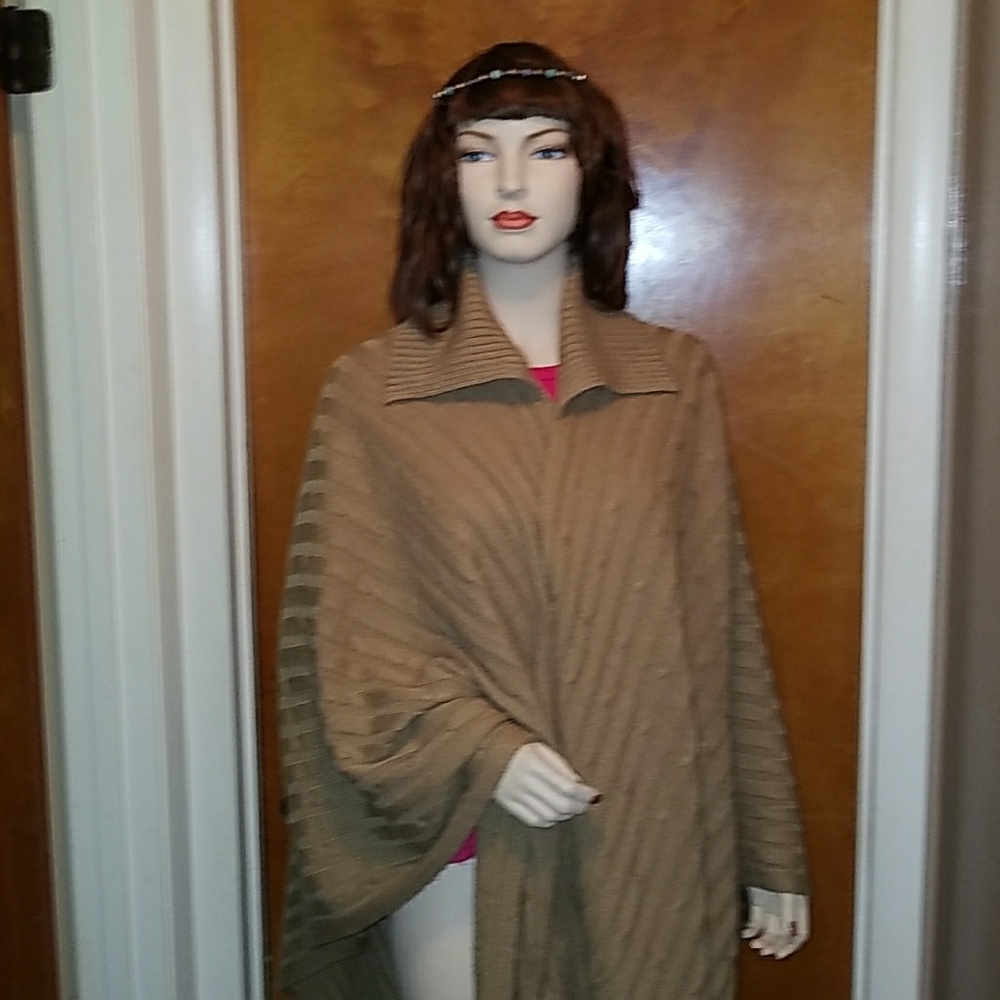 Ladies Oversize Wrap Sweater