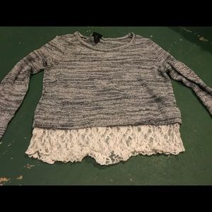 Soft Top With Lace Bottom