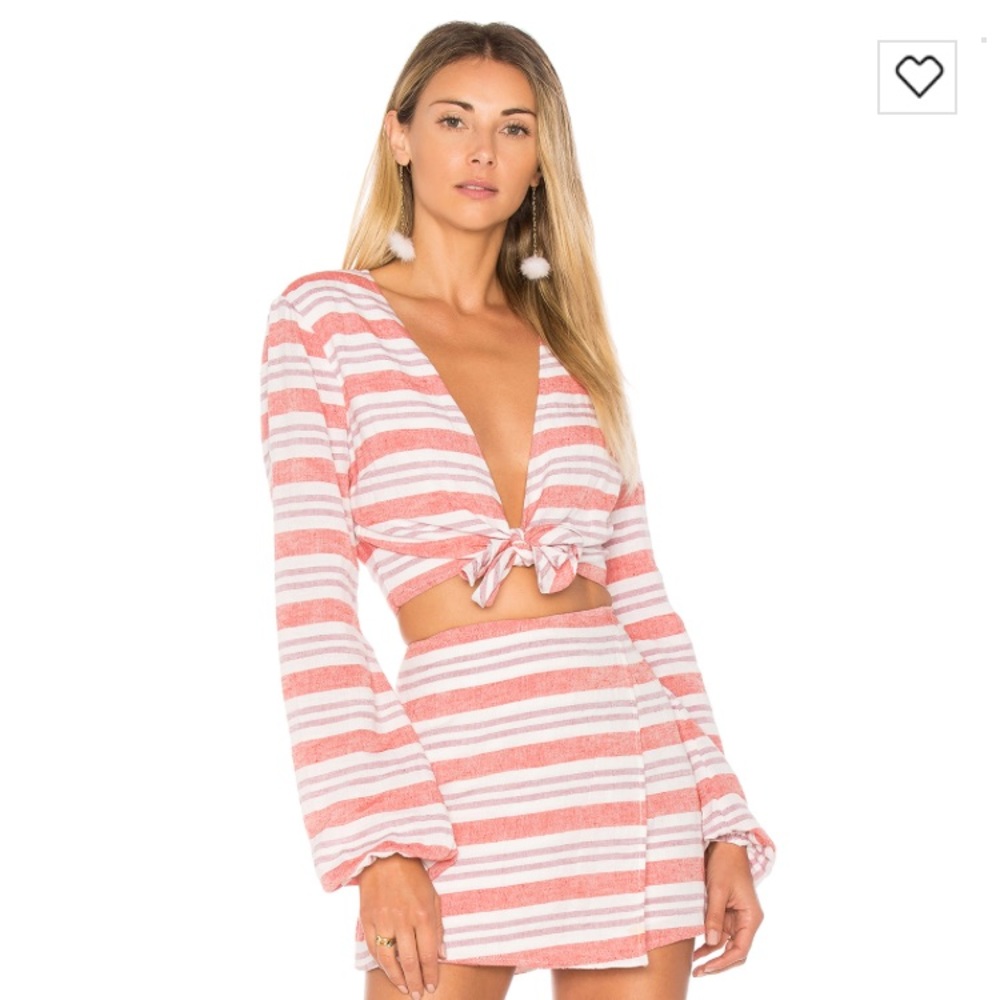 NWT Lovers + Friends I Think I Love You top