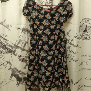 Esprit Baby Doll Floral Print Dress