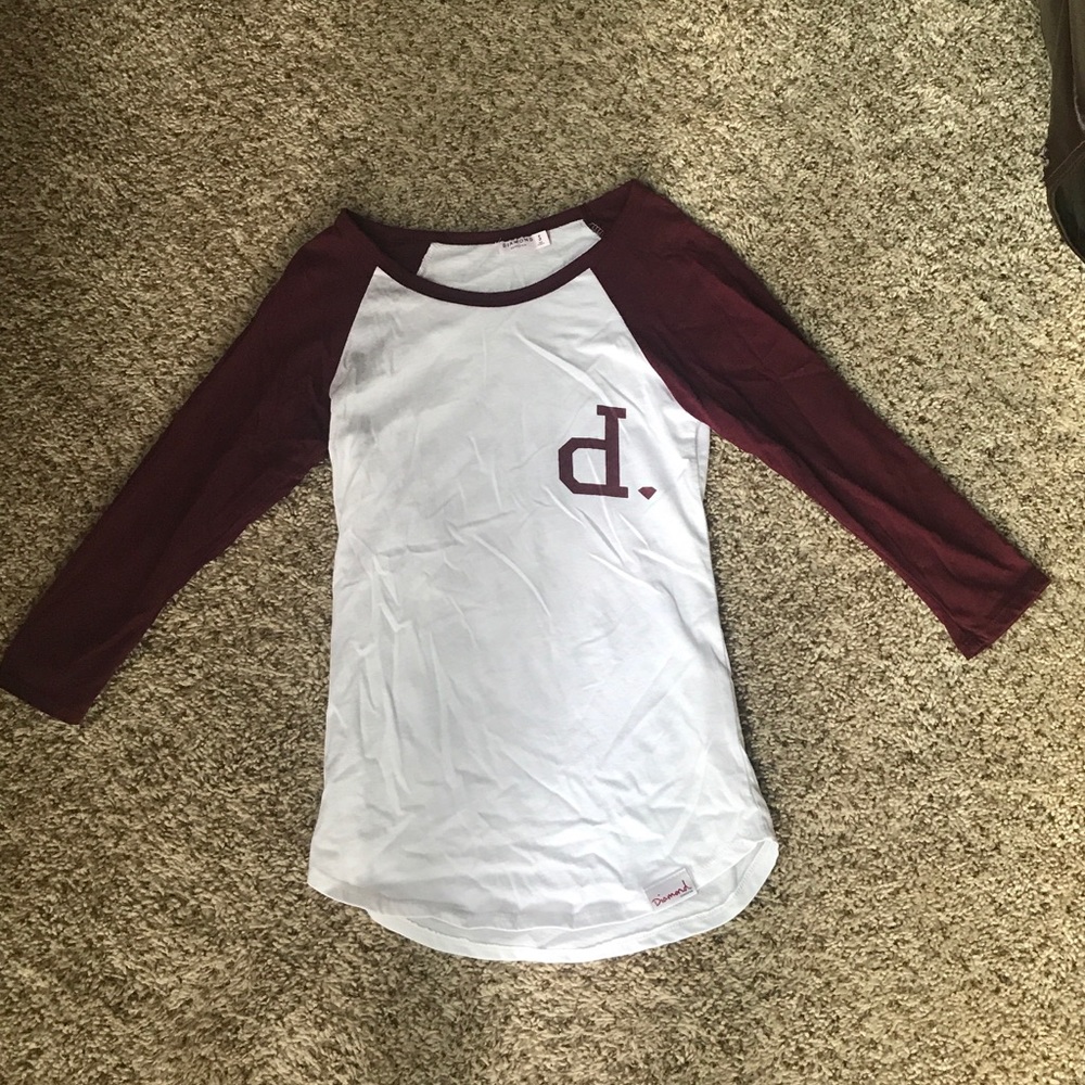 Diamond baseball tee NWOT