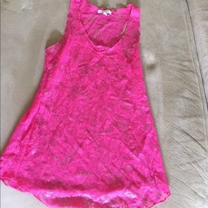 Pink tank top- never worn