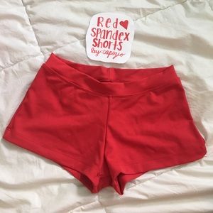 capezio red spandex❤️❤️