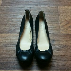[J. Crew] Black Ballet Flats