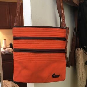 Dooney and Bourke orange crossbody
