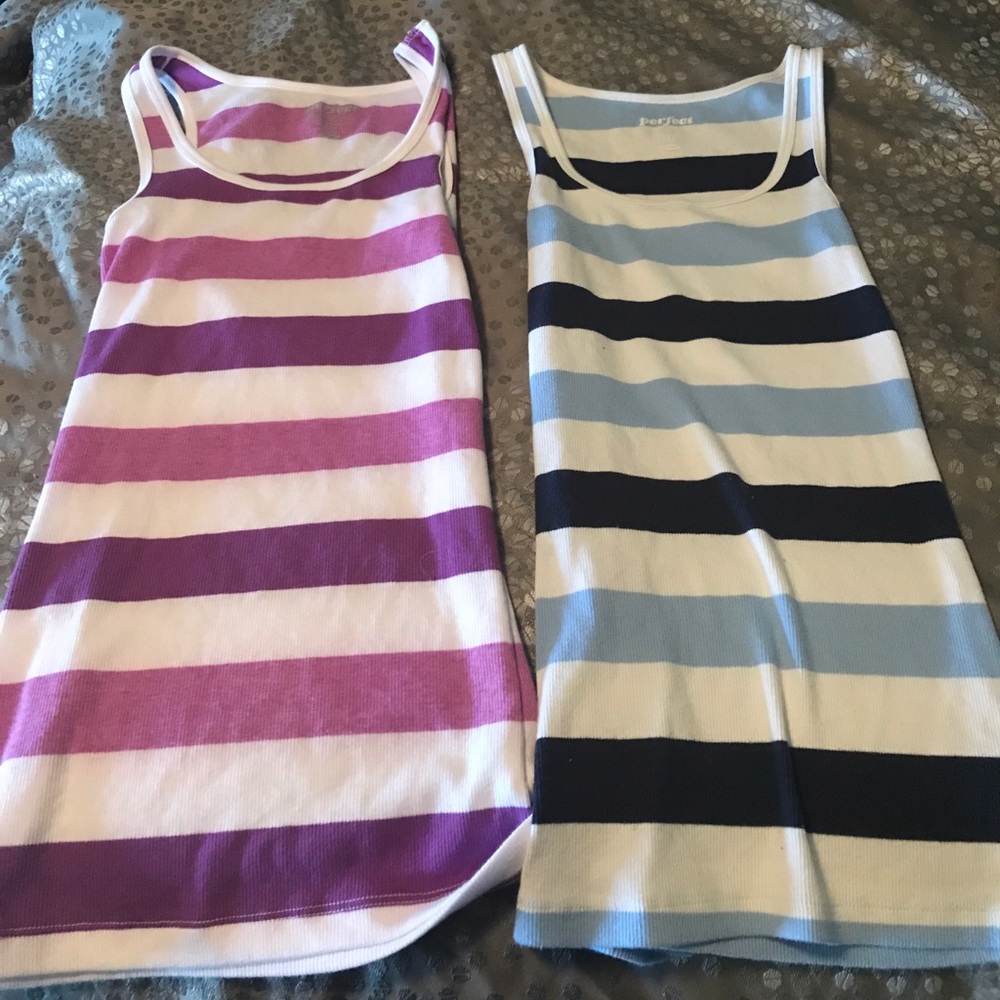 2 old navy tanks.