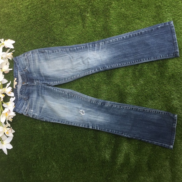 👖Forever 21 Size 27 Distressed Boot Cut Jeans - Picture 3 of 6