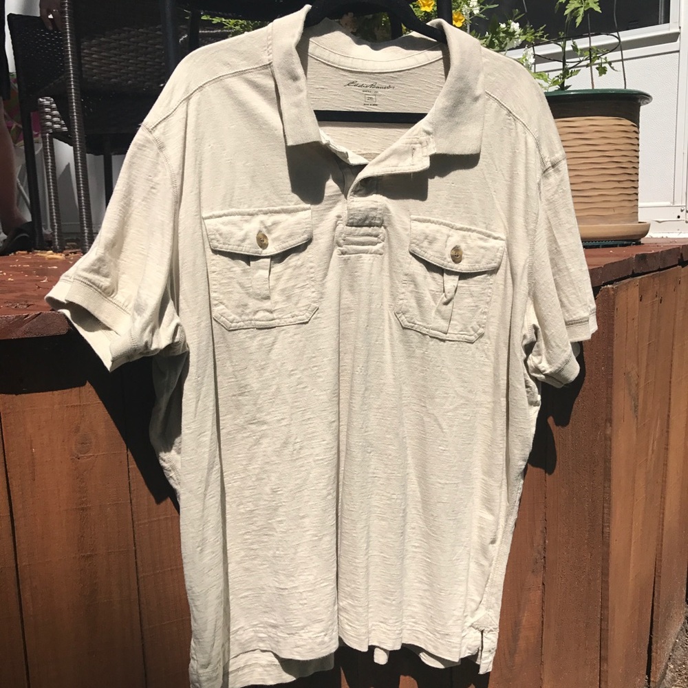 ❤️ Eddie Bauer Polo Shirt Size 2XL