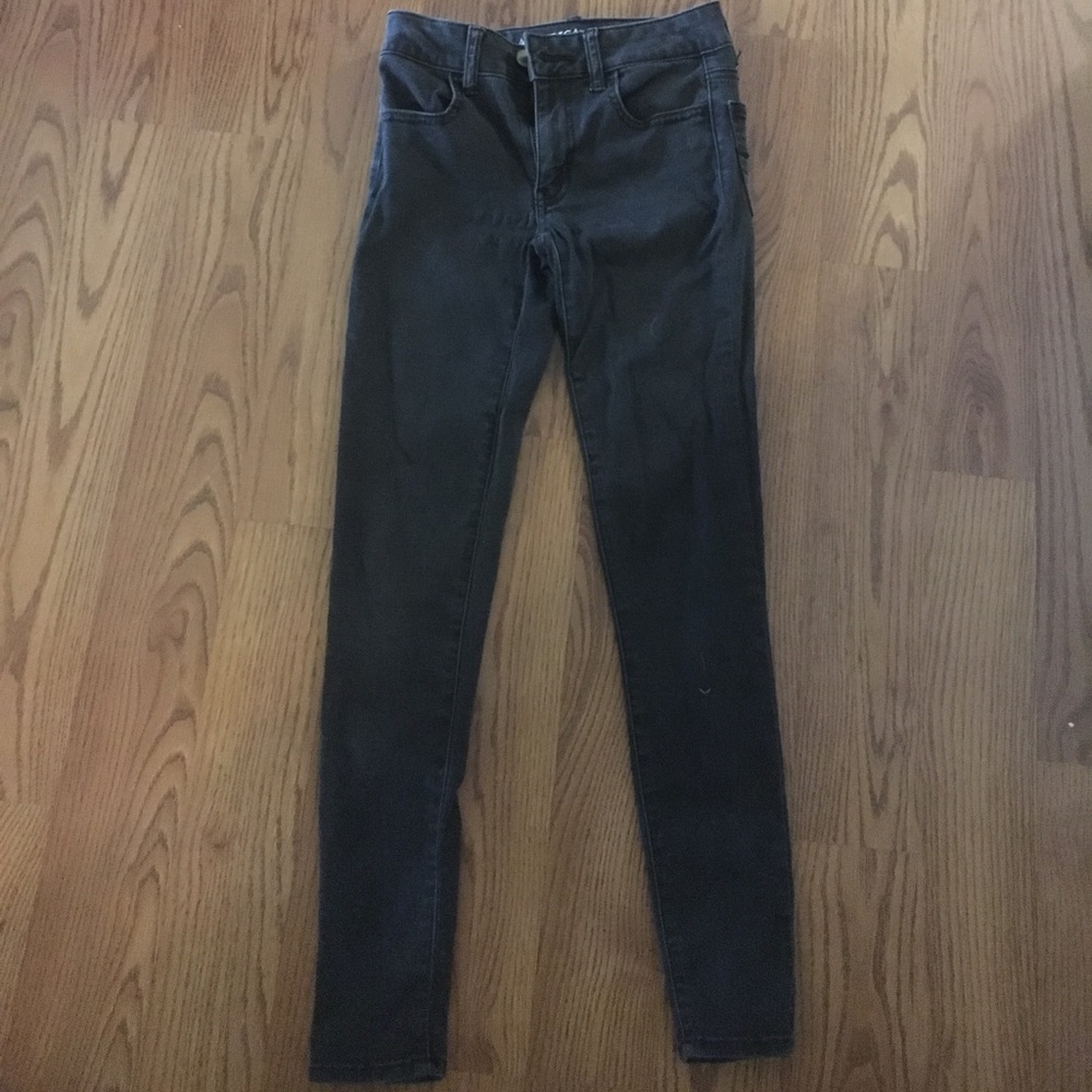 Black American eagle jeans