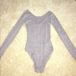 Grey Body Suit