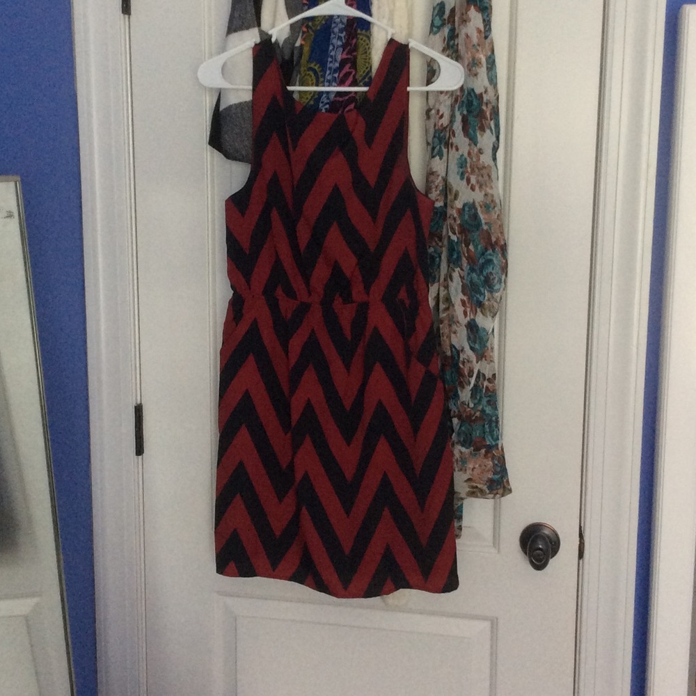 Garnet and Black Dress