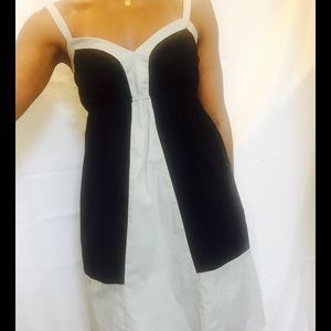 Two Colored Cotton Sun Dress