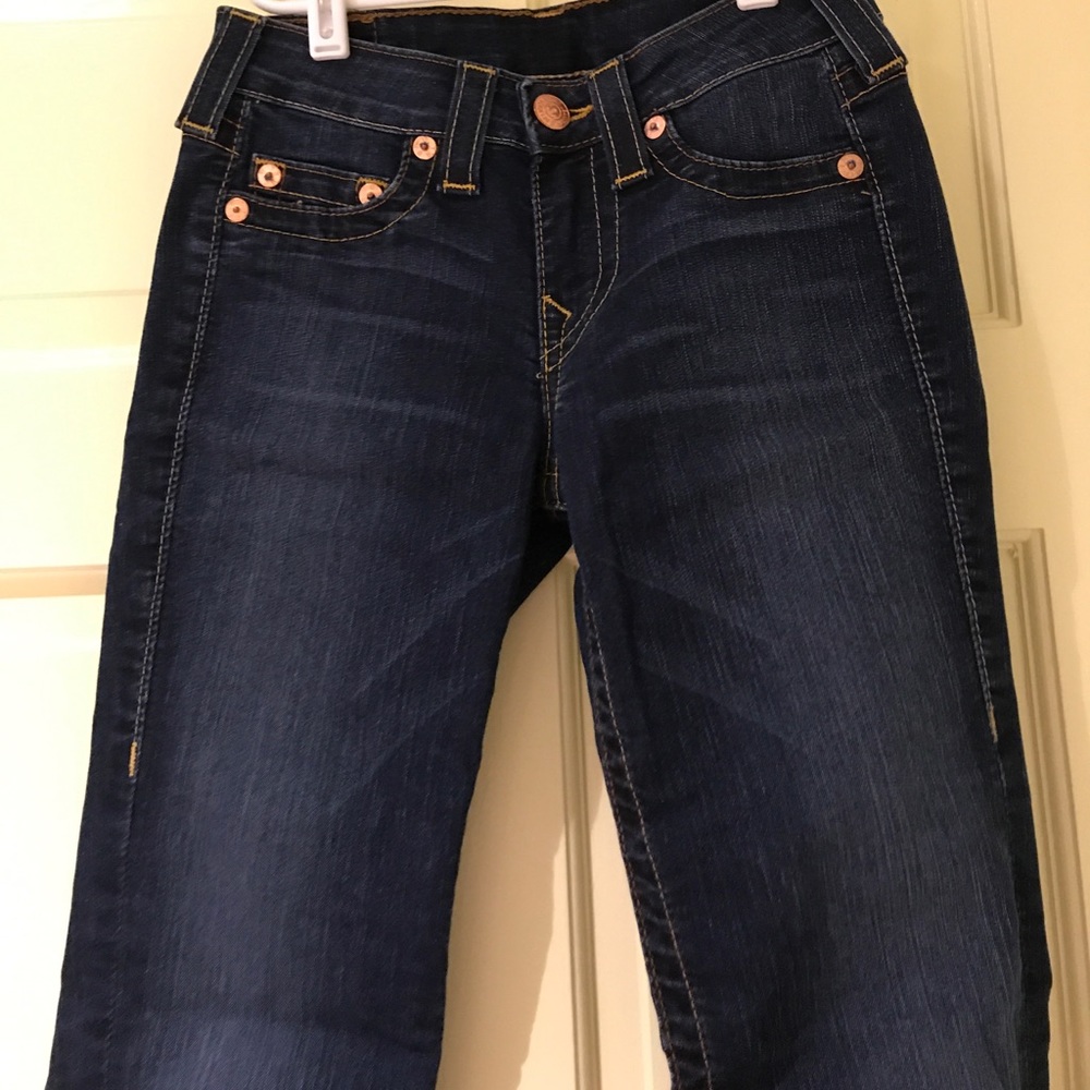 True Religion Skinny Ankle Zip