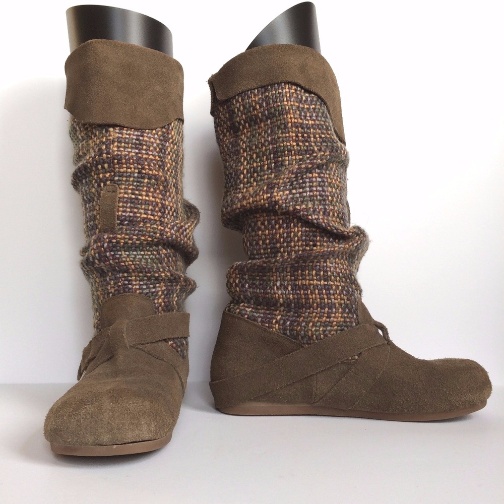 Miz Mooz, Slouch Flat Leather Boots