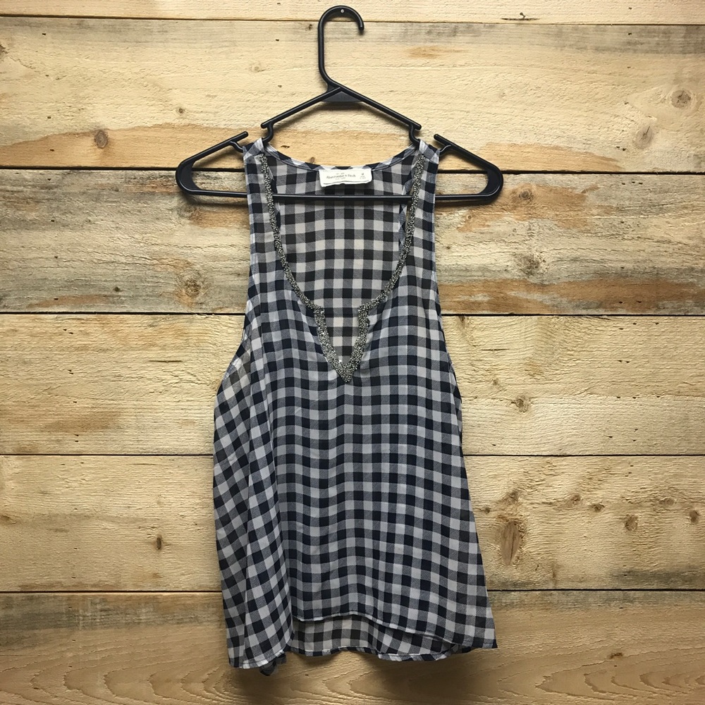 A&F Gingham Tank Top